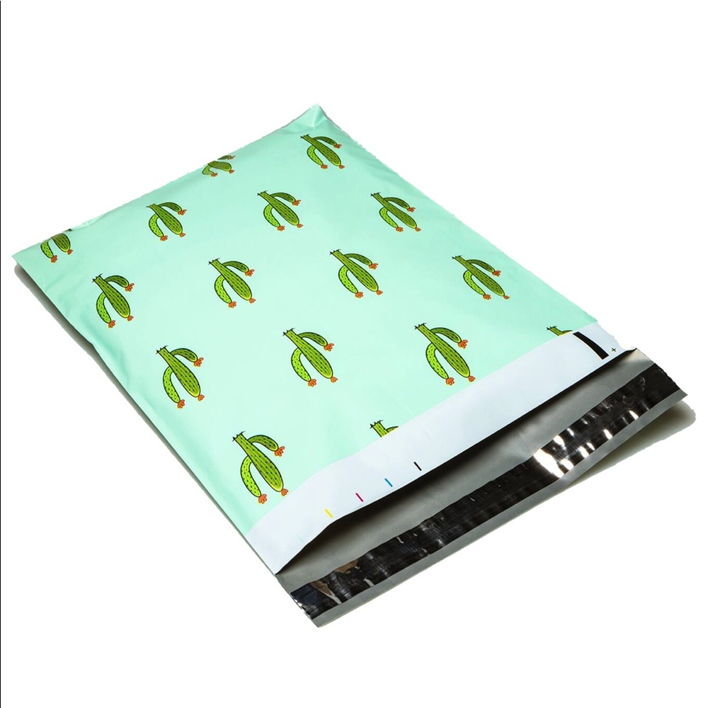 25 10X13 Cactus Green Poly Mailers CLEARANCE - Picture 6 of 6